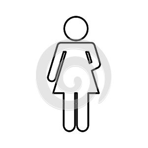 Woman figure human silhouettte photo