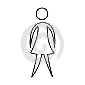 Woman figure human silhouettte photo