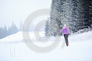 Woman fitness inspiration and motivation, runner