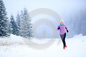 Woman fitness inspiration and motivation, runner