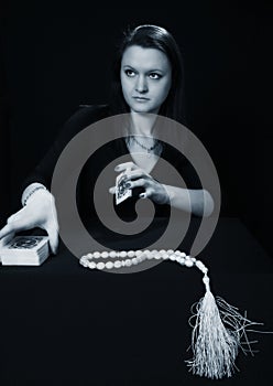 The woman fortuneteller photo