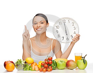 Woman with fruits, img