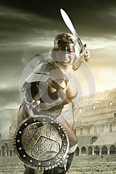 Woman gladiator/Ancient warrior