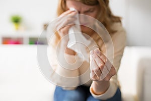 Woman going through divorce holding wedding ring