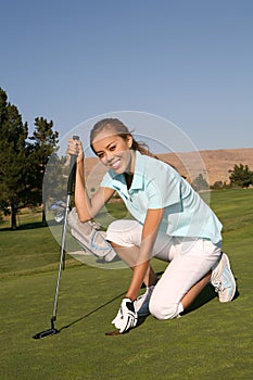 Woman Golfer