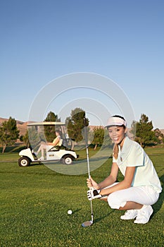 Woman Golfer