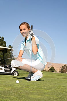 Woman Golfer