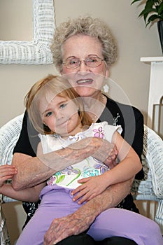 Woman and Great-Grandchild