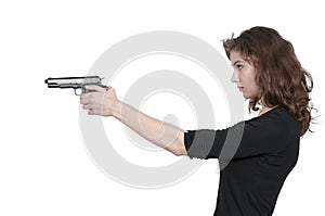 Woman with Gun