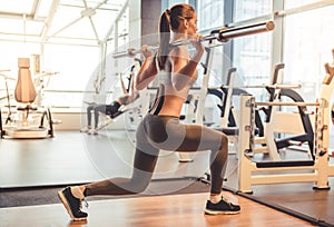 Woman at the gym