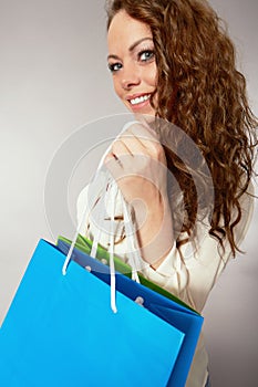 Woman has fun on spending spree