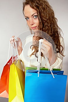 Woman has fun on spending spree