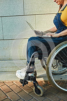 Woman has never thought that her wheelchair is disadvantage