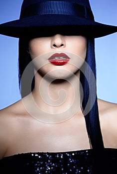 Woman in hat