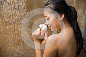 woman having massage and spa salon Beauty treatment concept