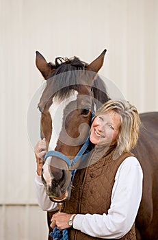 Woman With Her Horse