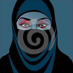 Žena v hidžáb 