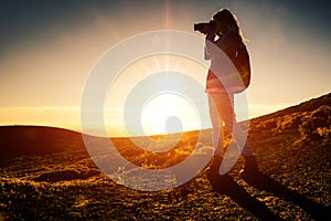 Woman hiker