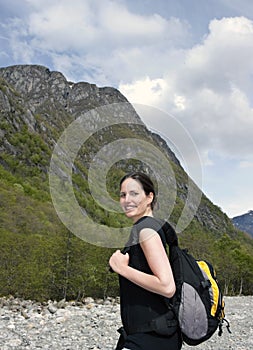 Woman hiker