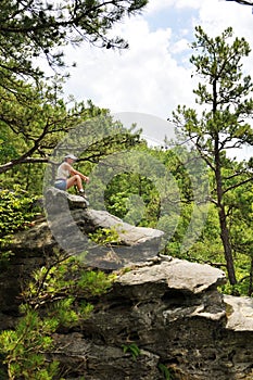 Woman hiker