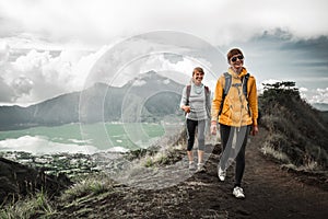 Woman hikers