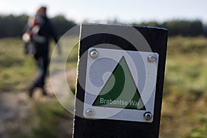 Woman hiking on a nature trail