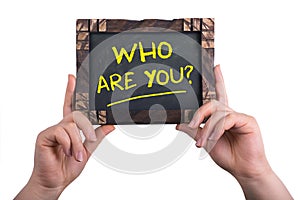 Who are you photo