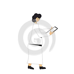 Woman holding phone