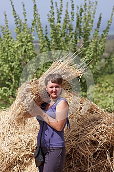 Una donna braccia da grano 