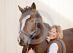 Woman with Horse