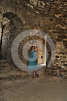 Woman inside the fortress