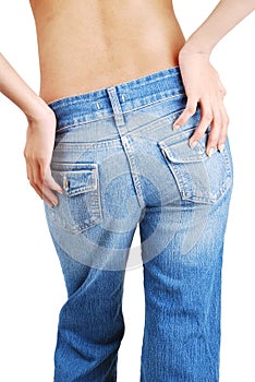 woman in jeans
