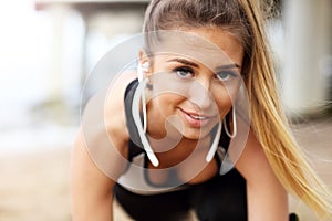 Woman jogging on the beach