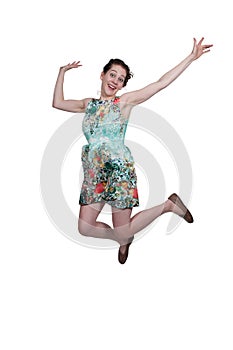 Woman Jumping
