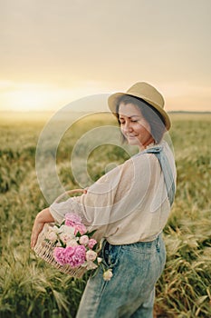 A woman in a jumpsuit