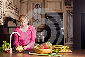 Woman in the kitchen