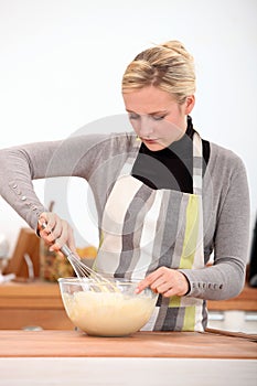 Woman in the kitchen