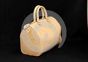 Woman leather handbag isolated