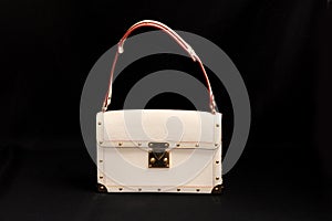 Woman leather handbag isolated