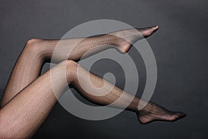 Woman legs in tights