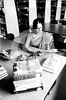 woman library india