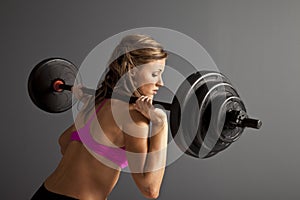 Woman Lifting Weights