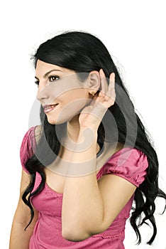 Woman listening you
