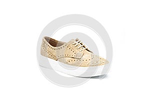 Woman loafer oxford flat shoes