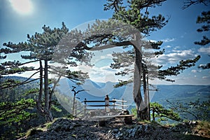 Woman Looking At View, Serbia