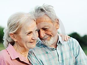 woman man outdoor senior couple happy lifestyle retirement together smiling love fun elderly active vitality nature