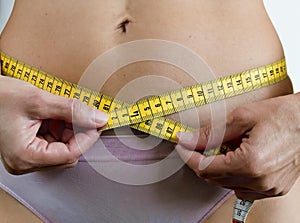 Woman Measuring Waist 2