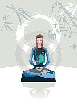 Woman Meditating