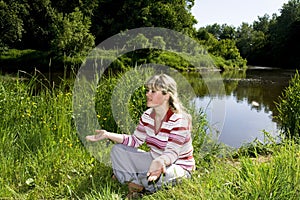 Woman meditation