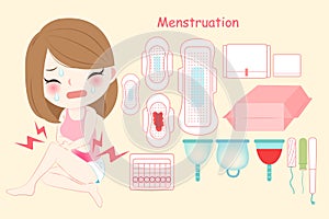 Woman with Menstruation